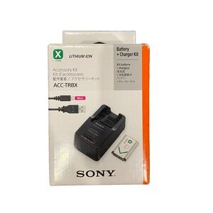 Sony Lithium Ion ACC-TRBX Battery Charger Kit Micro Chord New In A‎ Box